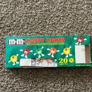 Vintage M&M Happy Lights String Lights 20 Covers Christmas 1990s work as shown